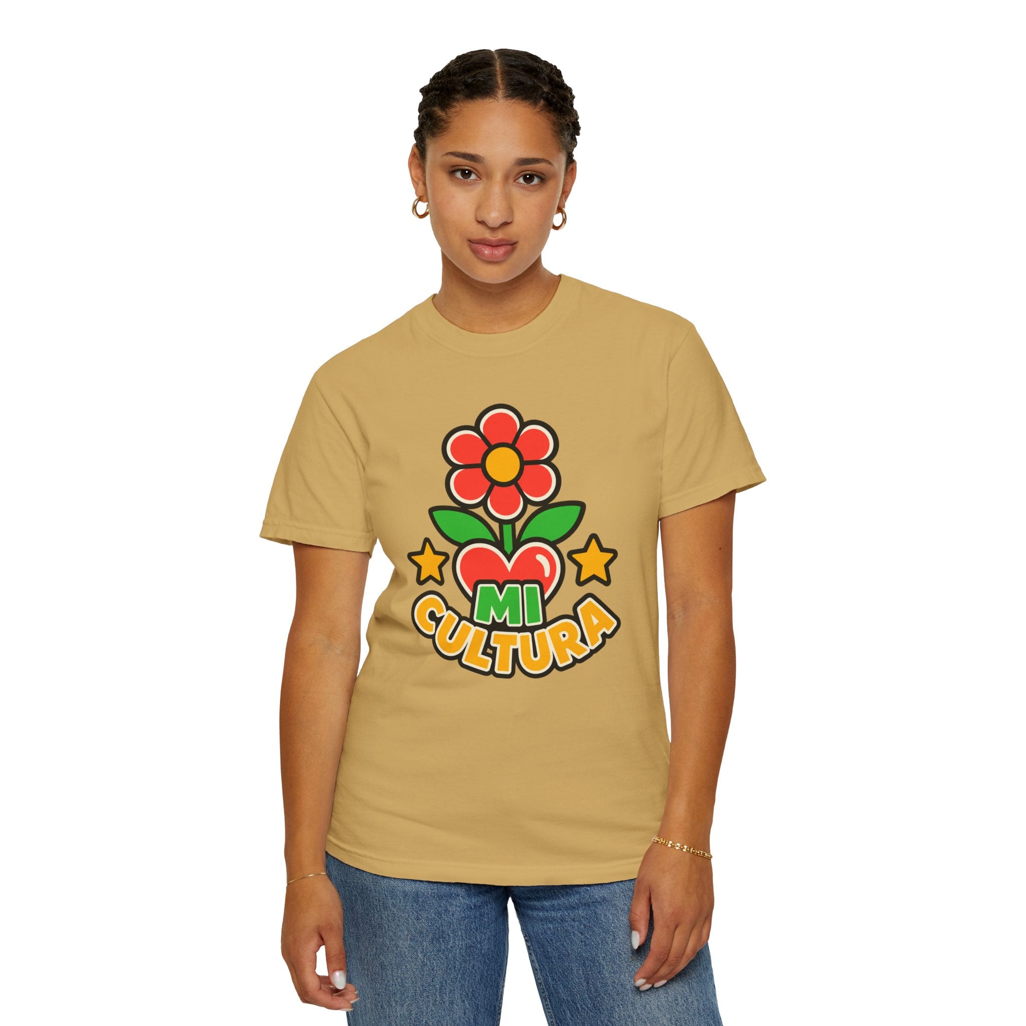 Mi Cultura Latino Heritage Heavyweight Tee 🌺❤️