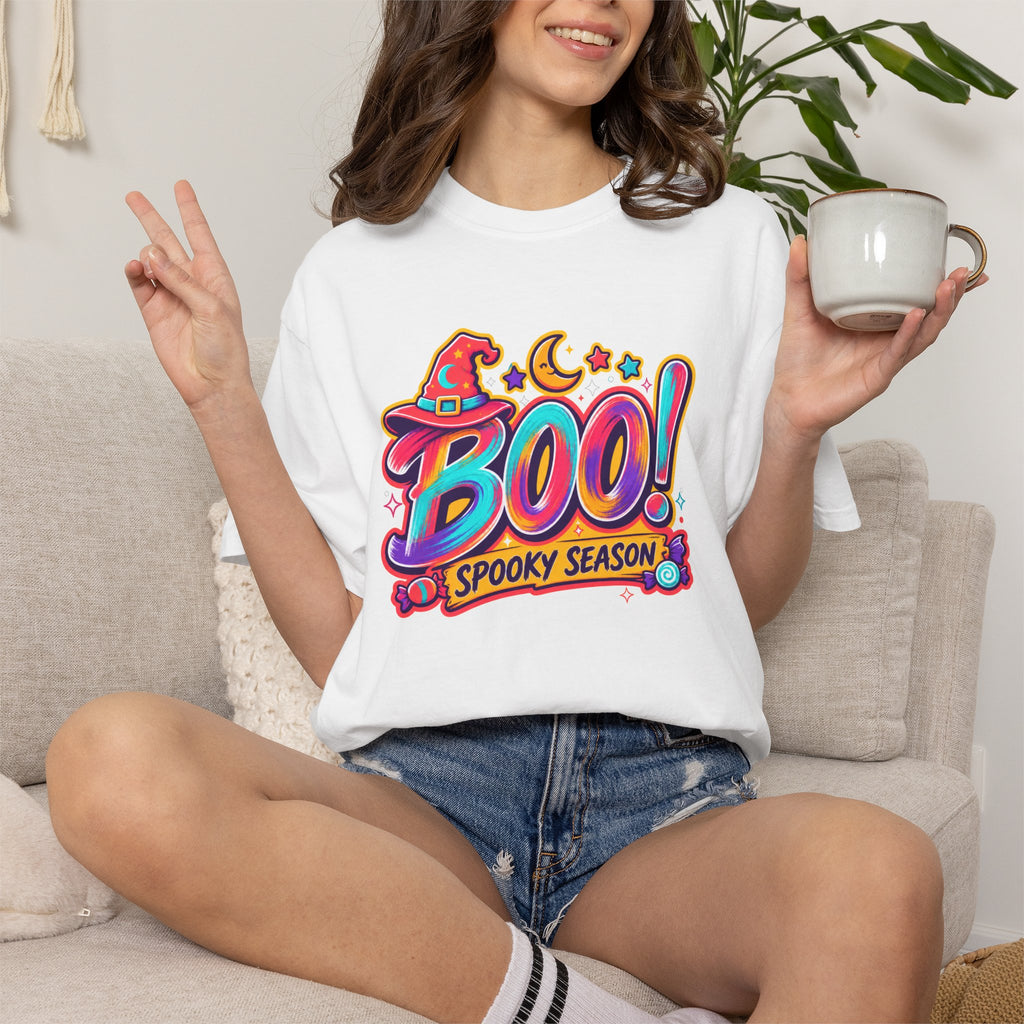 BOO! Spooky Season Heavyweight Tee 🎃✨