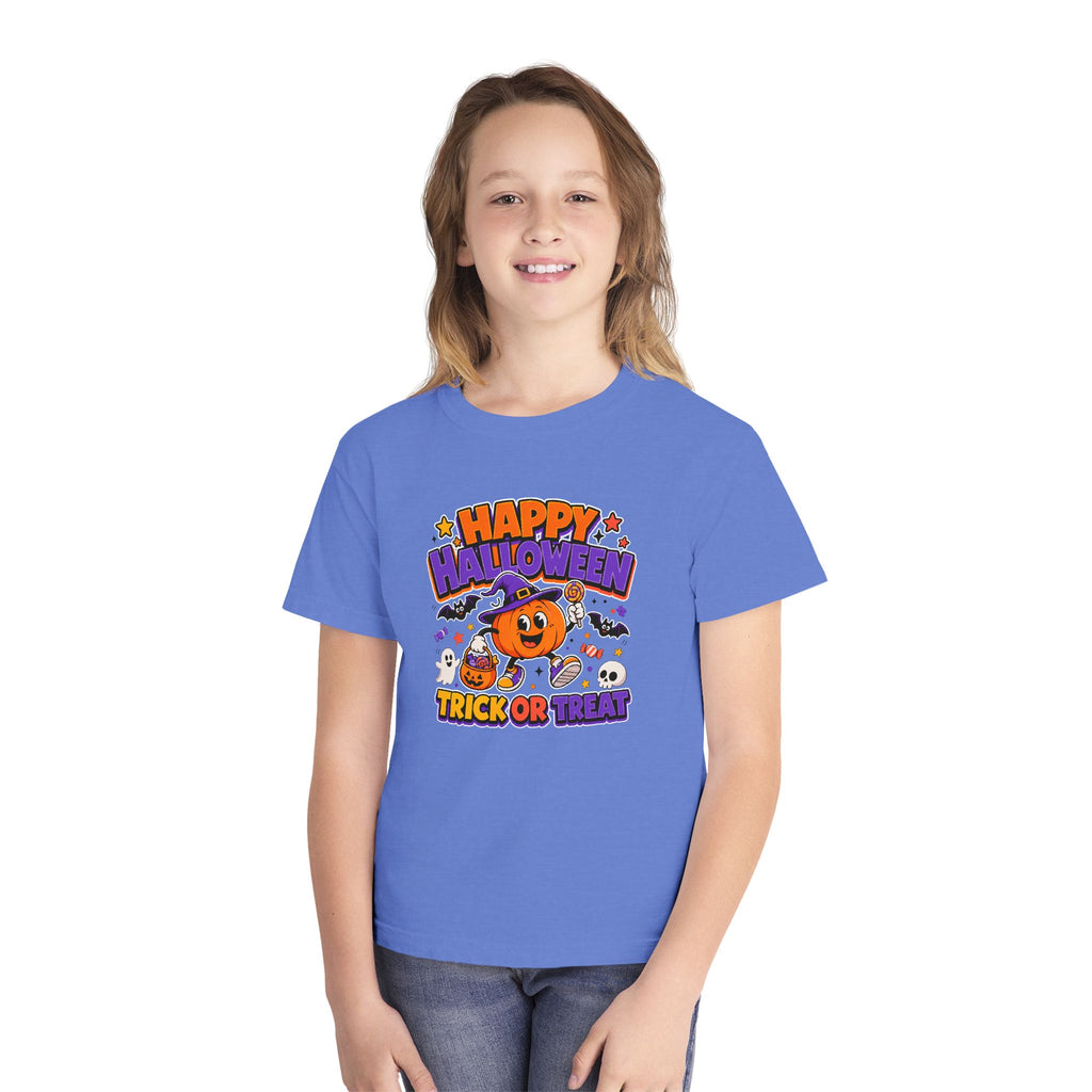 Happy Halloween Youth Trick-or-Treat Retro Tee 🎃✨