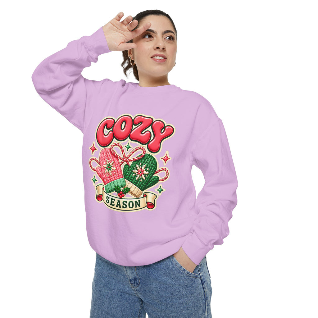 Cozy Season Christmas Sweatshirt 🧤🎄☕️