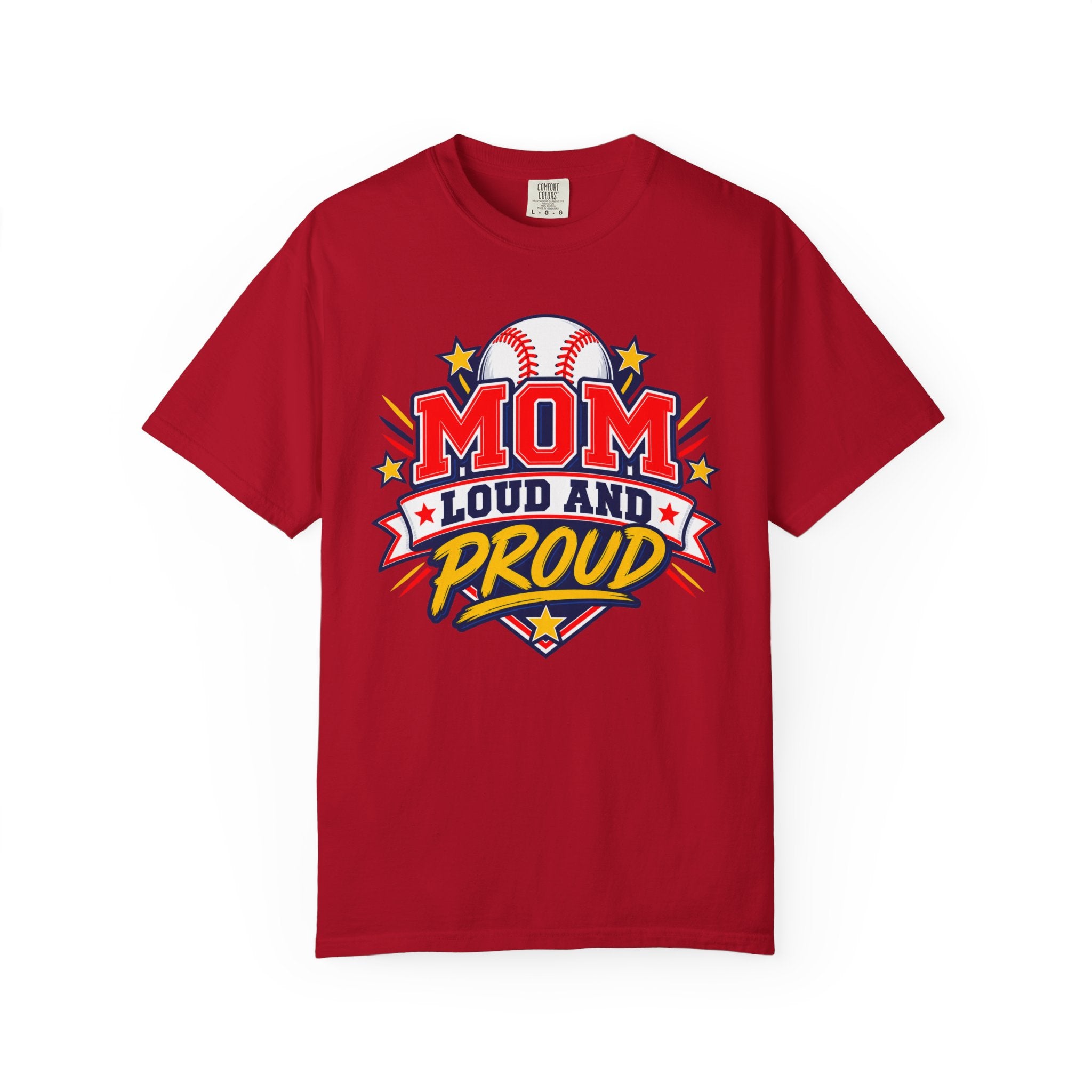 Baseball Mom Loud and Proud Comfort Colors® Tee ⚾️💙