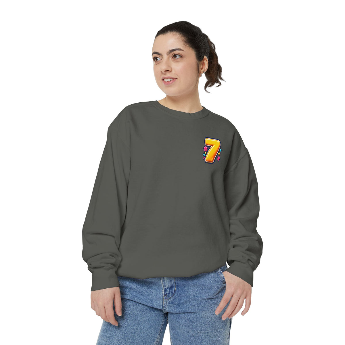 Seven Has “Even” in It, That’s Odd Sweatshirt | Funny Number 7 Crewneck 7️⃣🤔