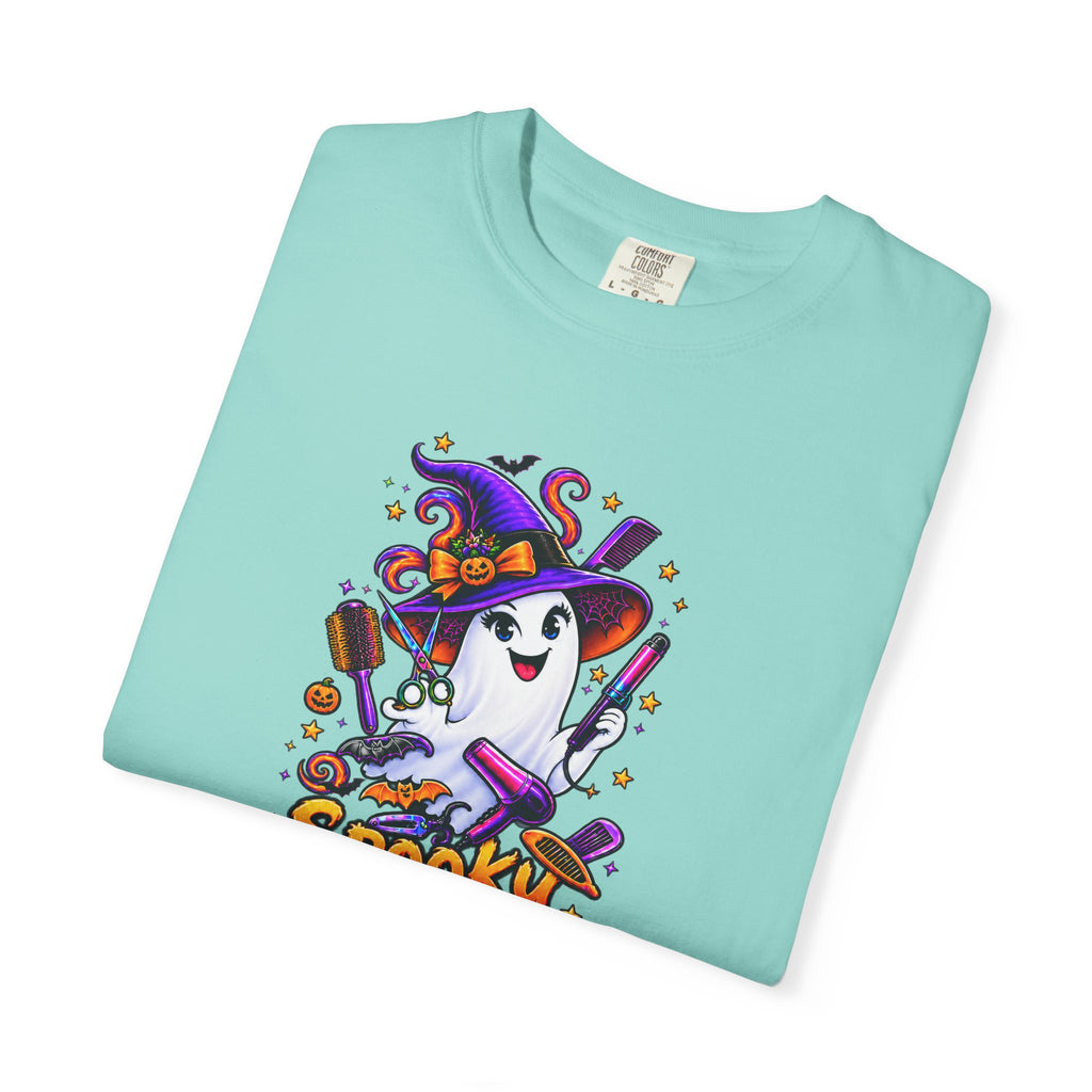 Spooky Stylist Halloween Tee – Adult Unisex Beauty Salon Party Shirt