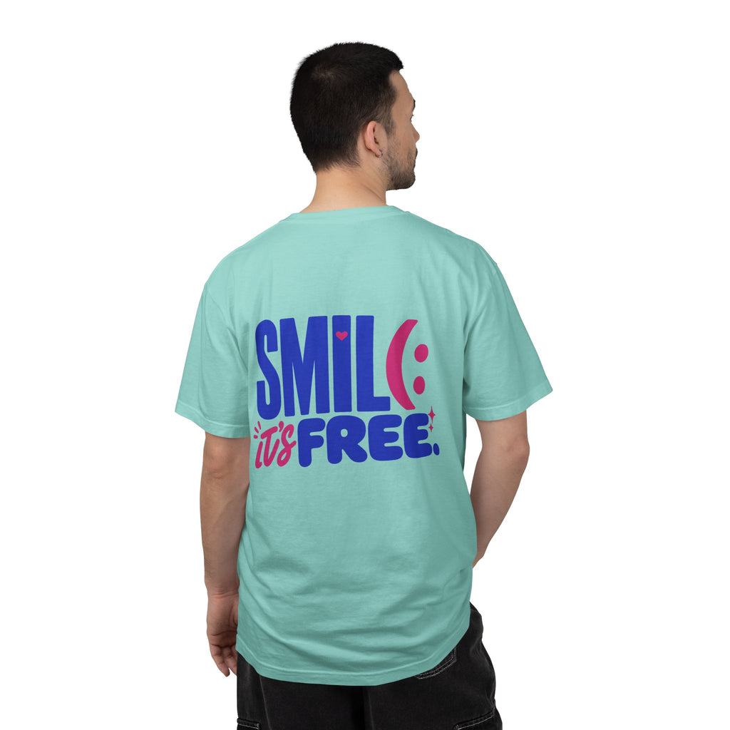 SMIL(: It’s Free Garment-Dyed Graphic Tee