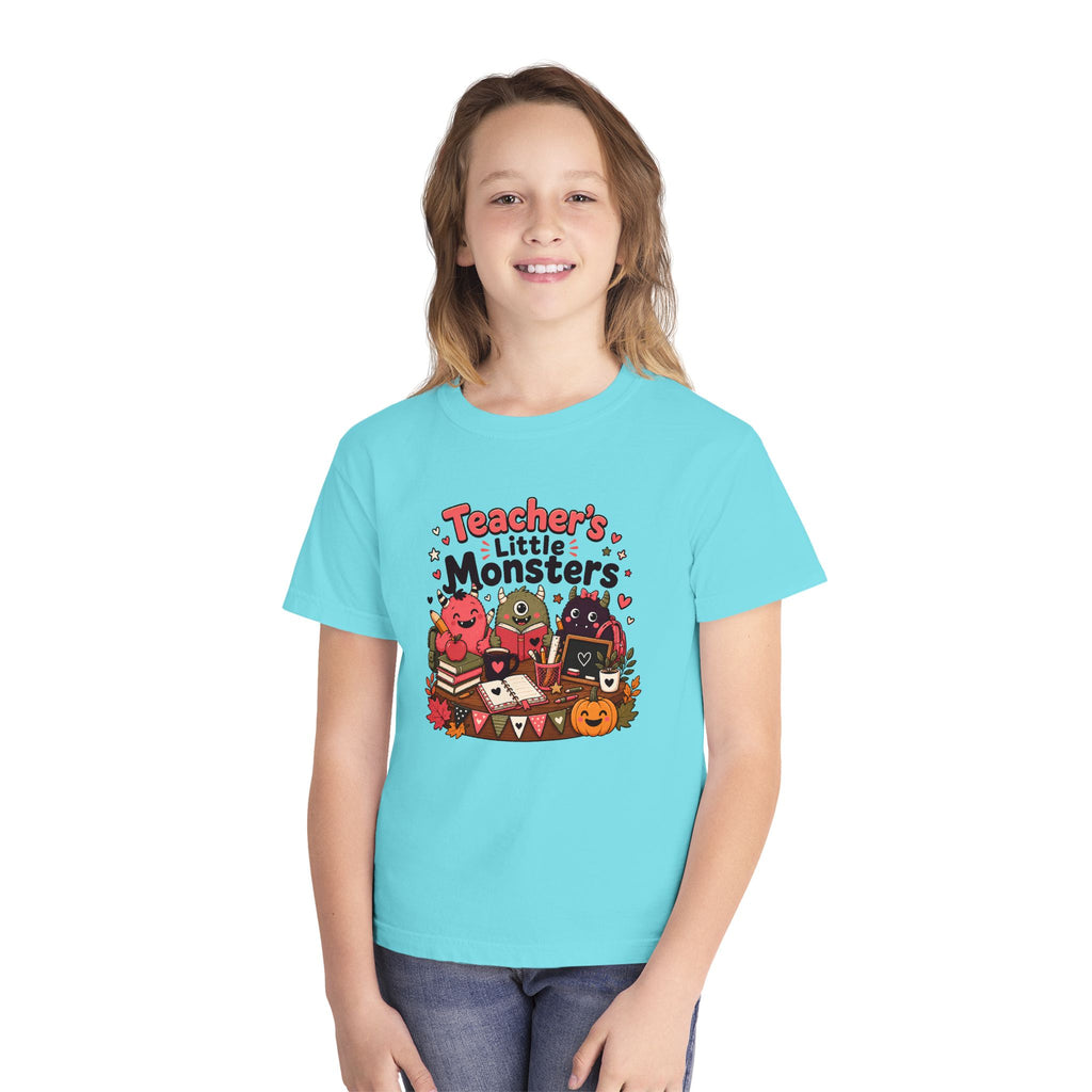 Teacher’s Little Monsters Youth Retro Tee 🍎📚