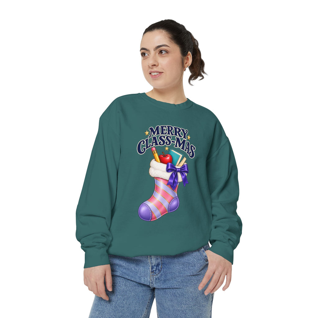 Merry Class-Mas Teacher Christmas Sweatshirt