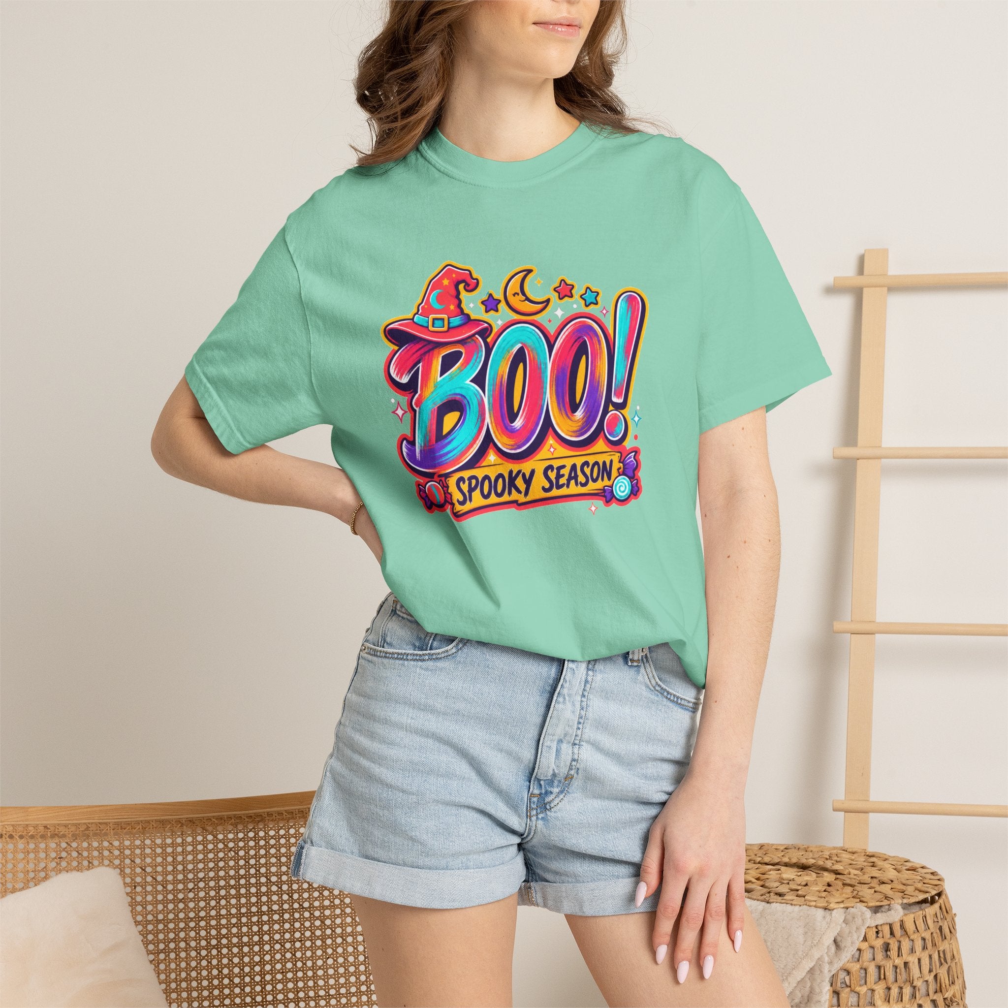 BOO! Spooky Season Heavyweight Tee 🎃✨