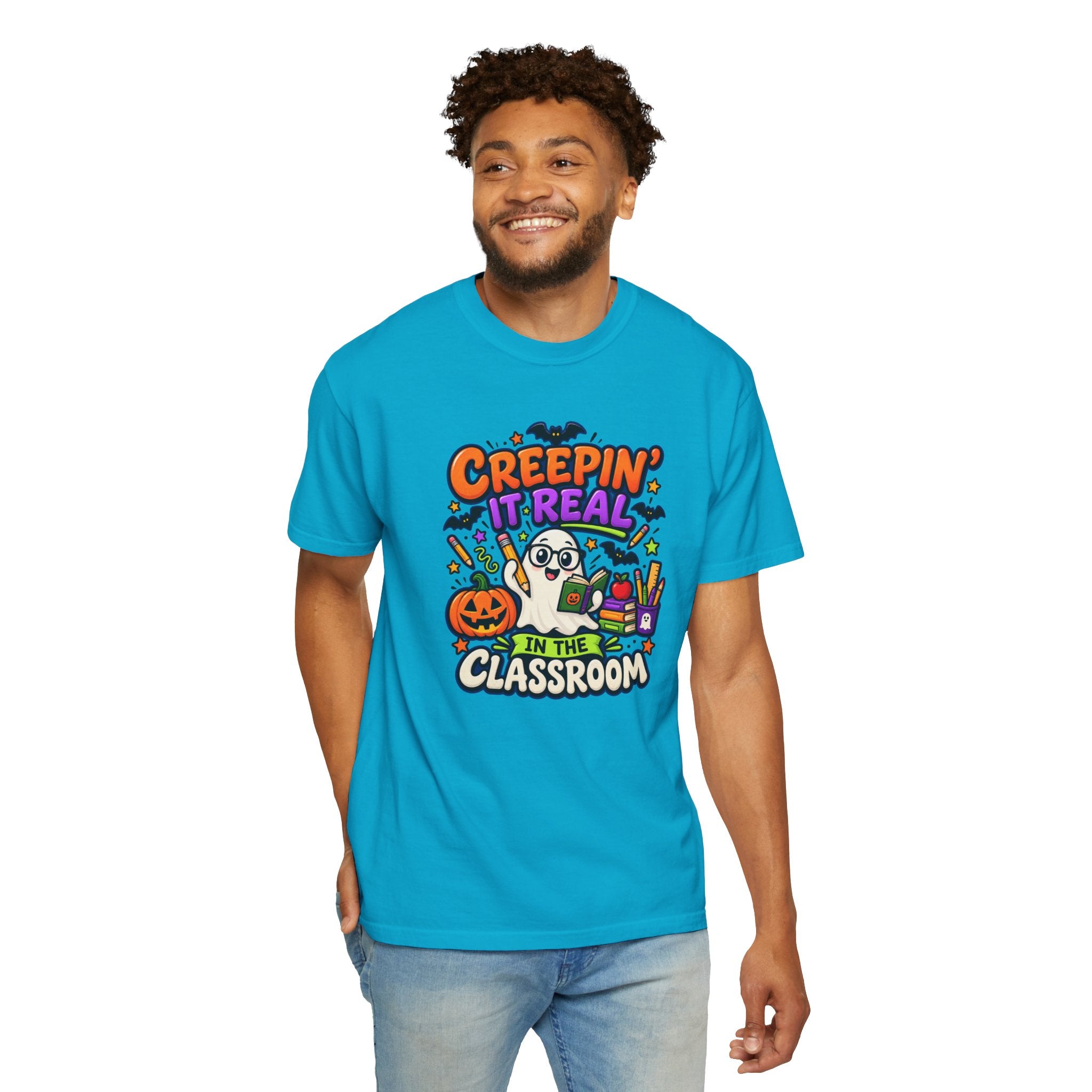 Creepin' It Real in the Classroom Halloween T-Shirt