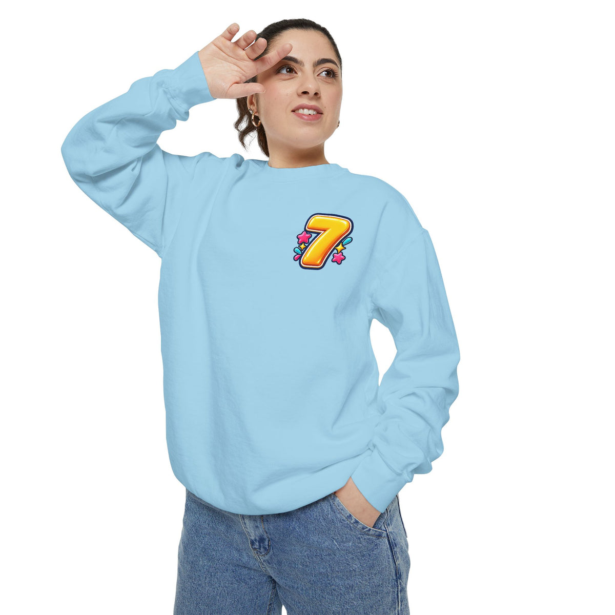 Seven Has “Even” in It, That’s Odd Sweatshirt | Funny Number 7 Crewneck 7️⃣🤔