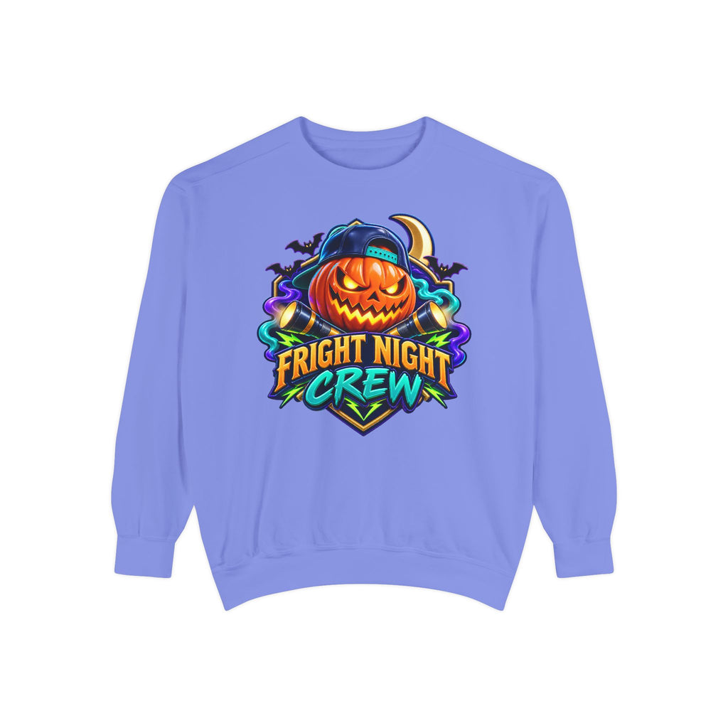 Fright Night Crew Halloween Sweatshirt 🎃 | Pumpkin Halloween Pullover