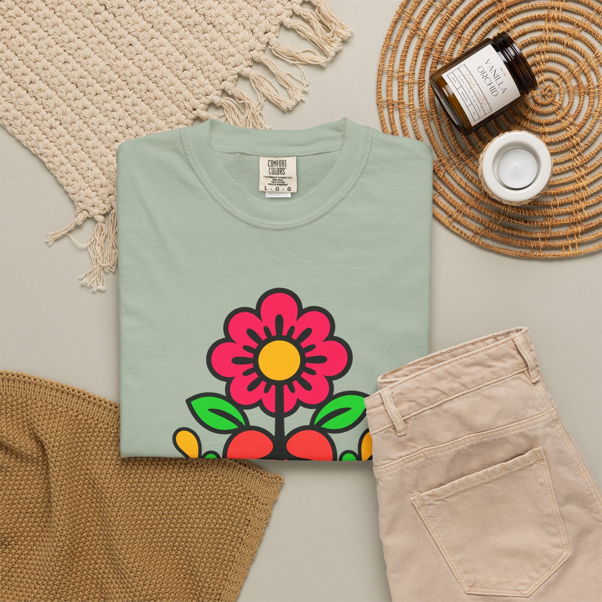 Raíces Fuertes Latino Heritage Heavyweight Tee 🌺❤️