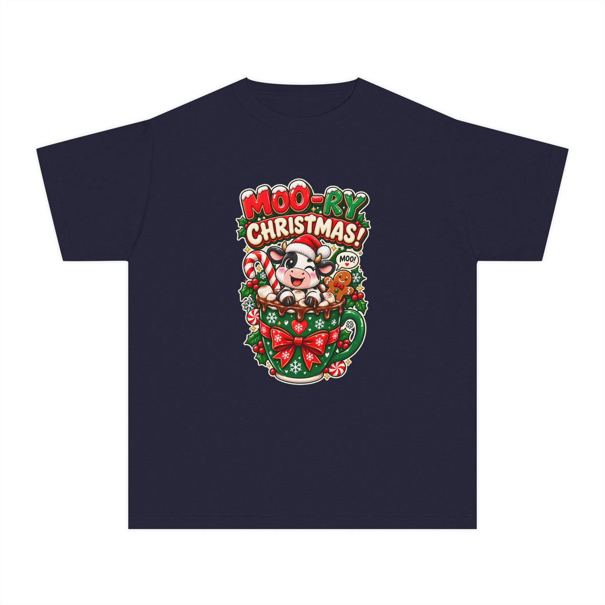 MOO-RY Christmas Youth Tee