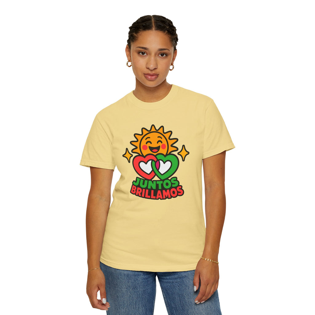 Juntos Brillamos Latino Heritage Heavyweight Tee ☀️❤️