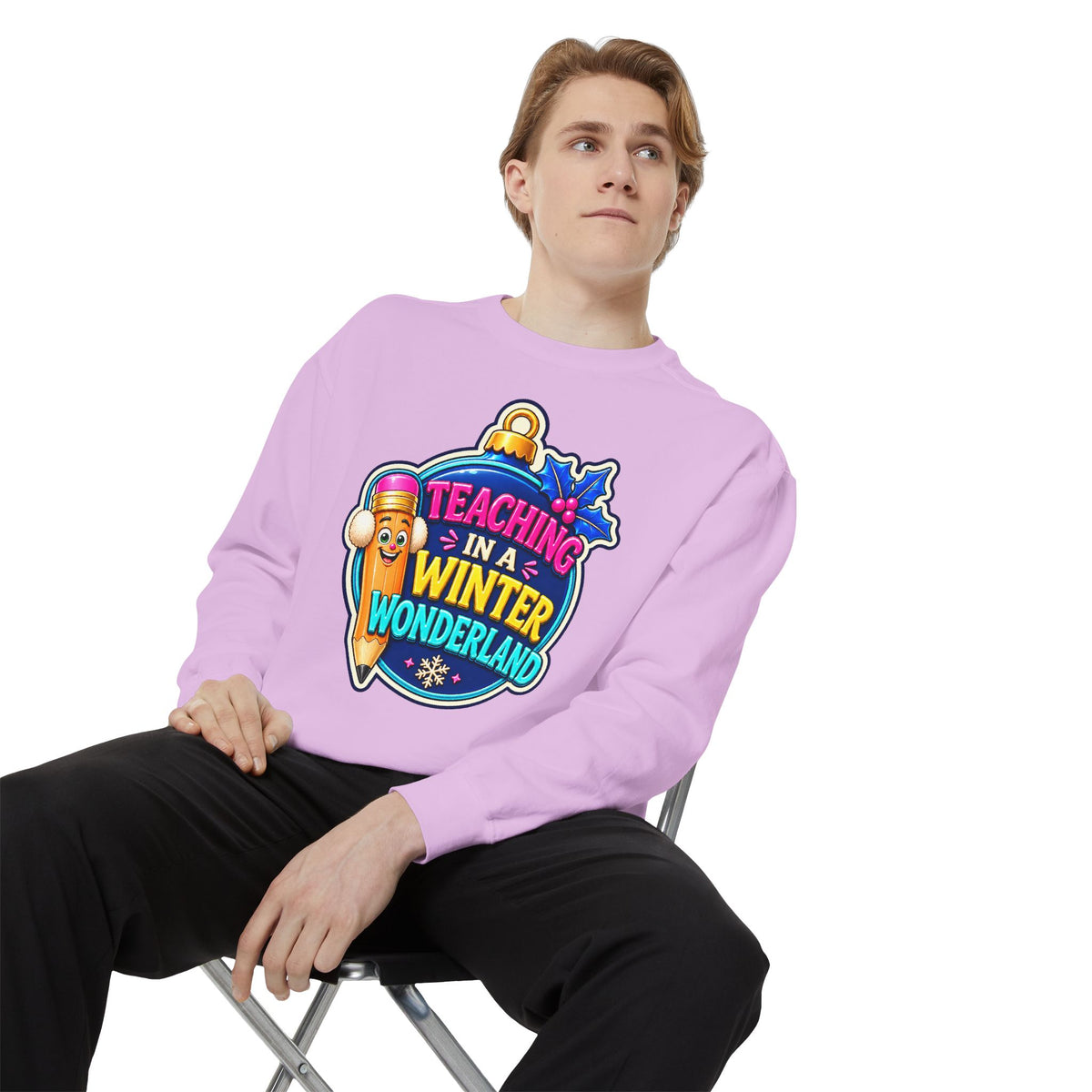 Teaching in a Winter Wonderland Christmas Sweatshirt