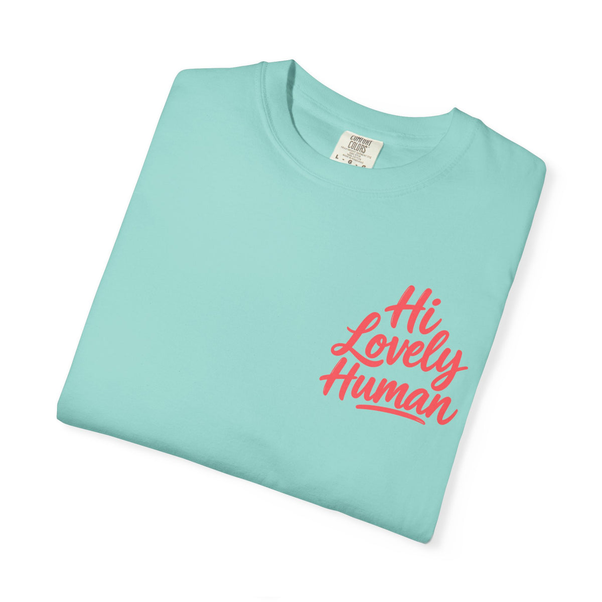 Hi Lovely Human Navy Garment-Dyed Comfort Colors® T-Shirt