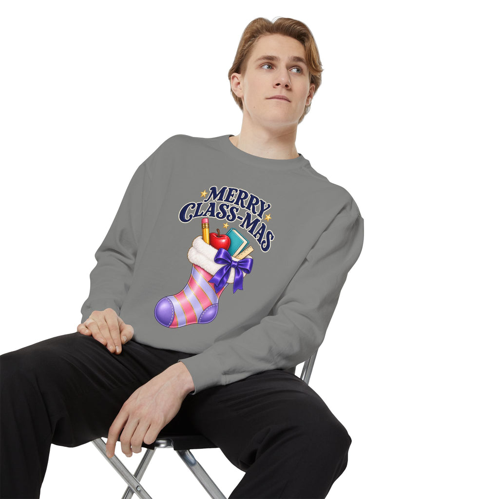 Merry Class-Mas Teacher Christmas Sweatshirt