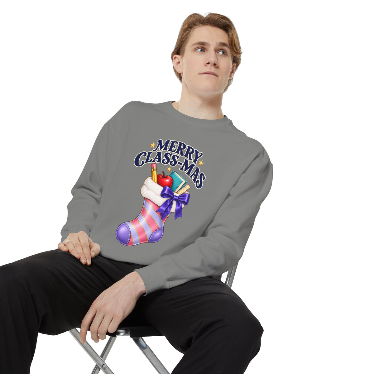 Merry Class-Mas Teacher Christmas Sweatshirt