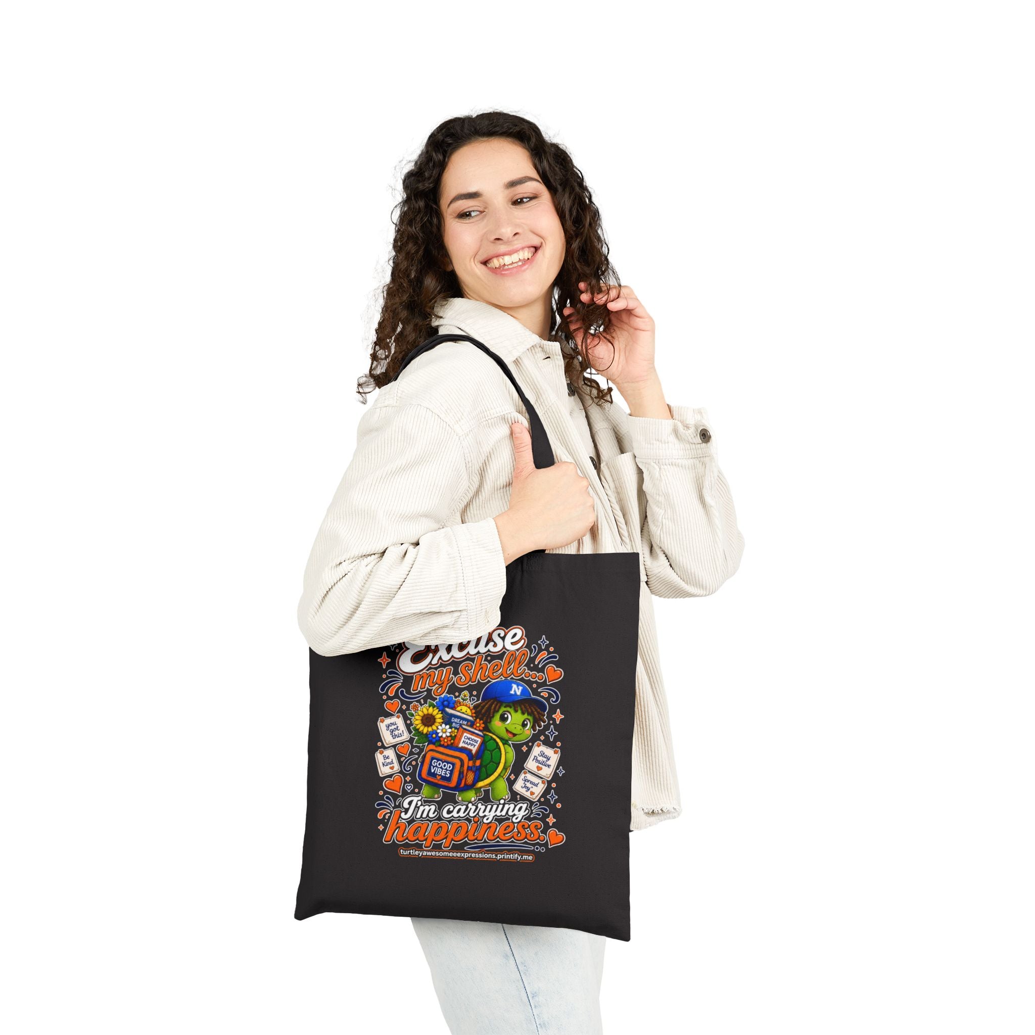 Turtley Awesome Expressions - Canvas Tote, Eco-Friendly Market and Grocery Bag