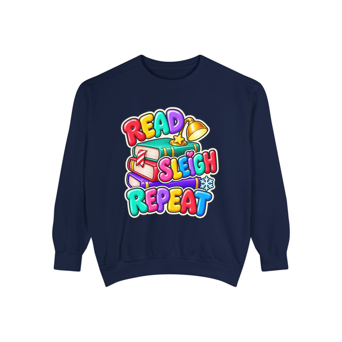 Read, Sleigh, Repeat Christmas Sweatshirt 📚🔔❄️