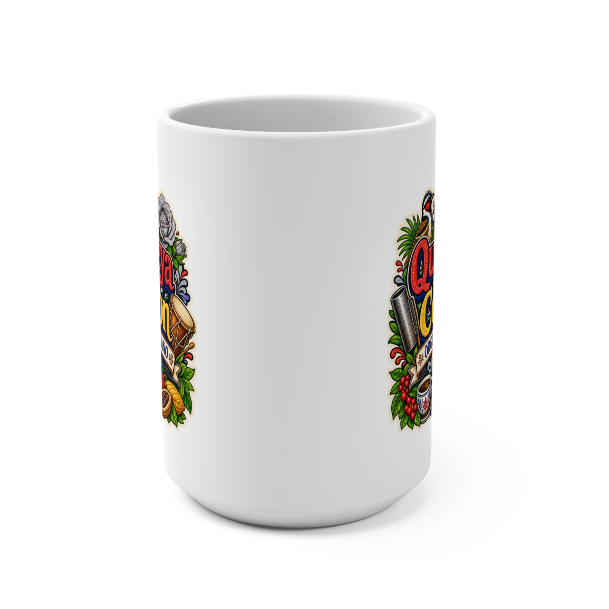 Quisqueya en el Corazón Mug - Orgullo Dominicano Coffee Cup - Dominican Republic Heritage Gift for Dominicans, Families and Cafecito Lovers