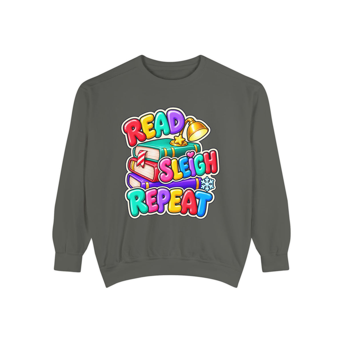 Read, Sleigh, Repeat Christmas Sweatshirt 📚🔔❄️