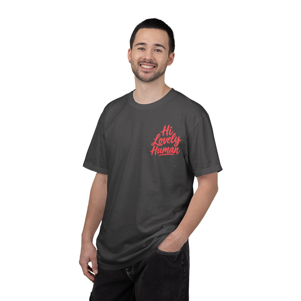 Hi Lovely Human Navy Garment-Dyed Comfort Colors® T-Shirt