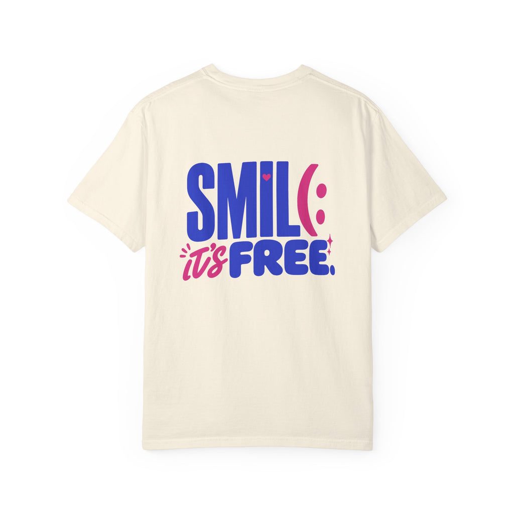 SMIL(: It’s Free Garment-Dyed Graphic Tee