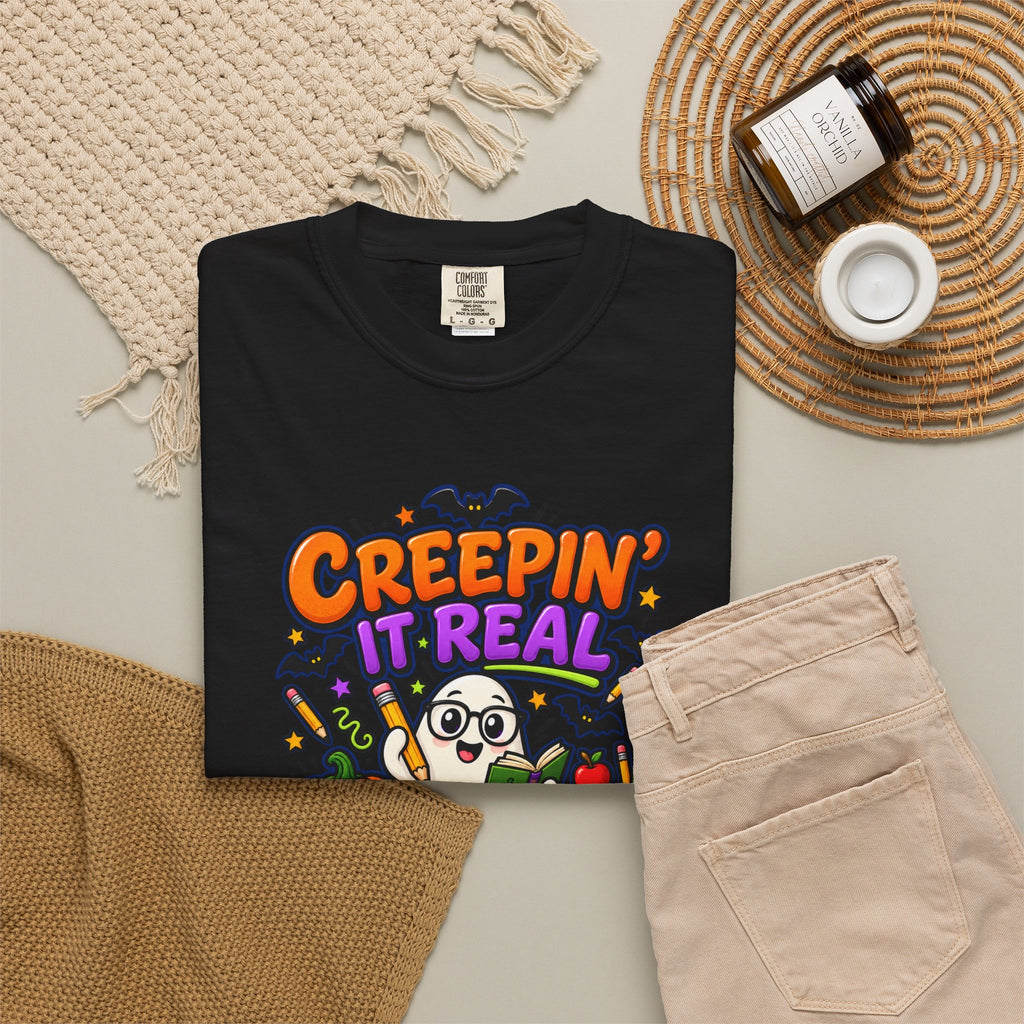 Creepin' It Real in the Classroom Halloween T-Shirt
