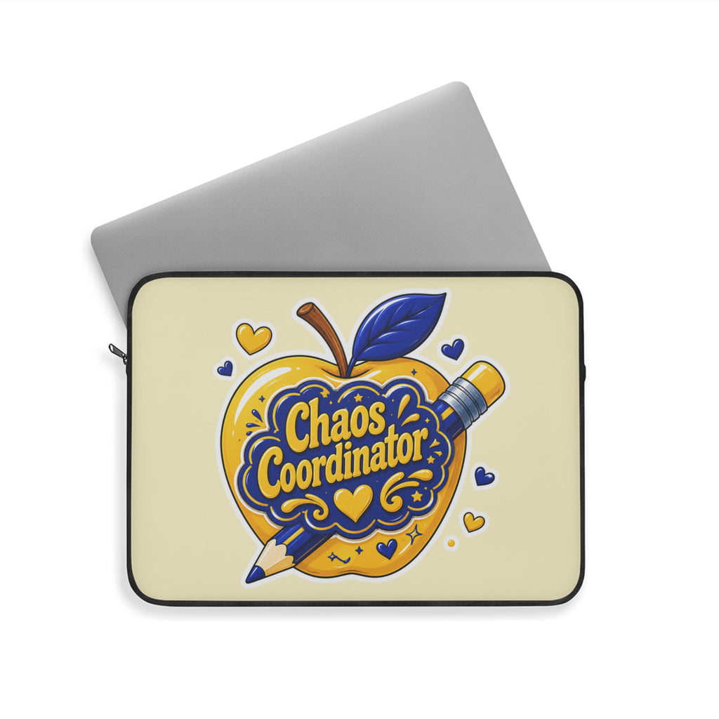 Chaos Coordinator - Moonlight Yellow Apple Laptop and iPad Sleeve
