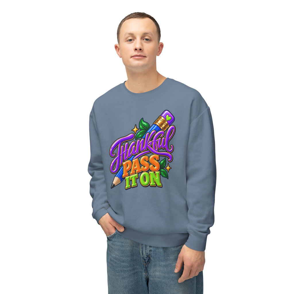 Thankful "Pass It On" Crewneck Sweatshirt