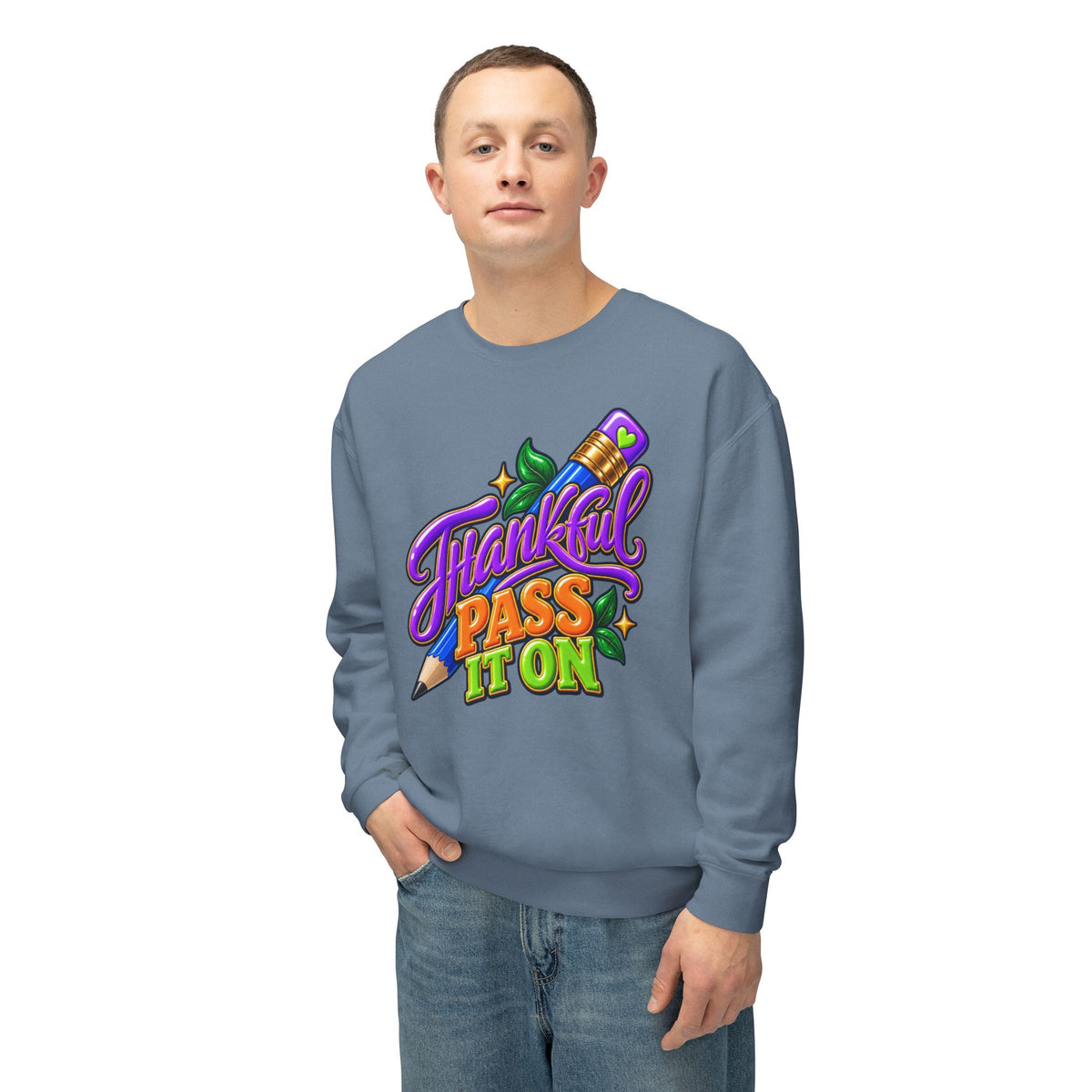 Thankful "Pass It On" Crewneck Sweatshirt