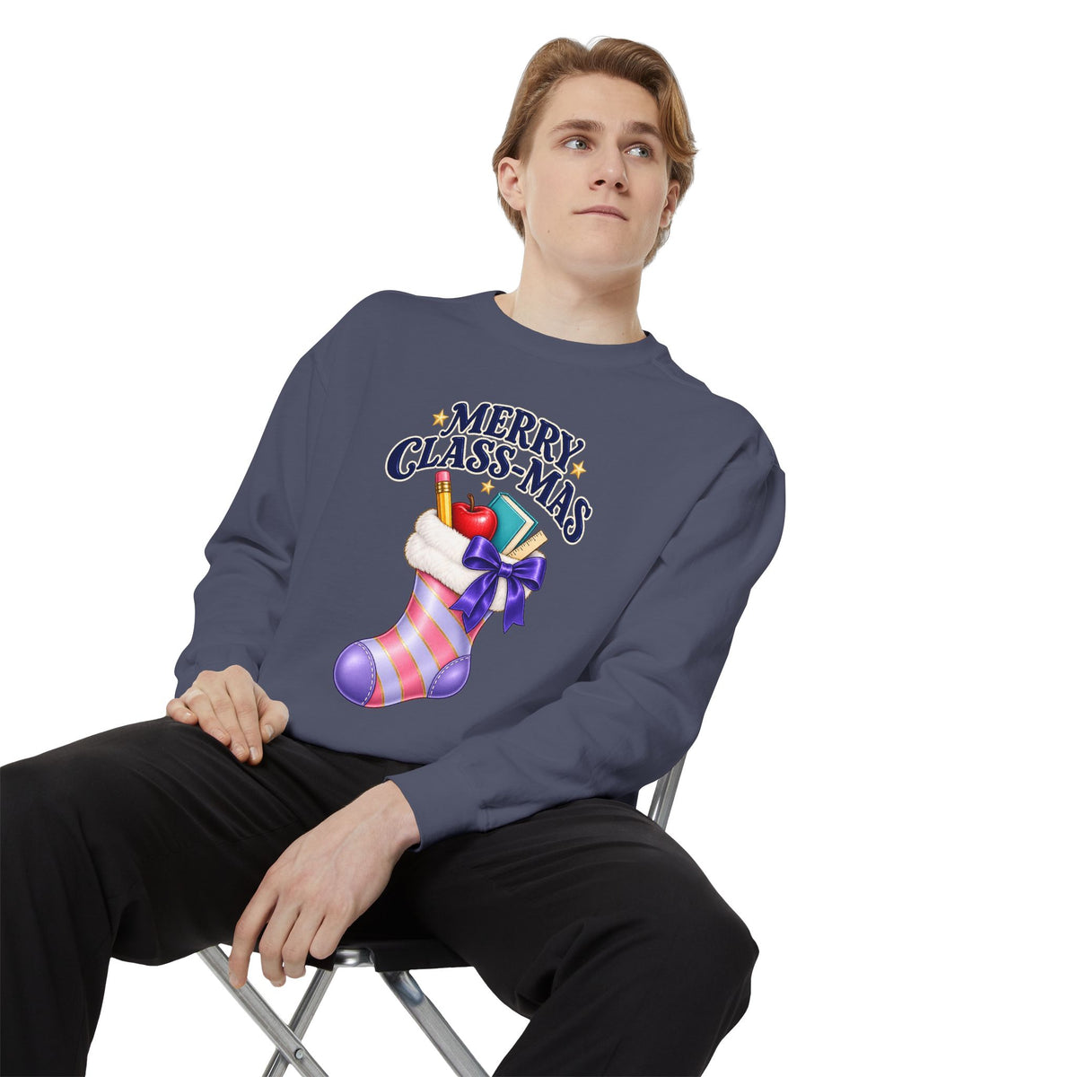 Merry Class-Mas Teacher Christmas Sweatshirt