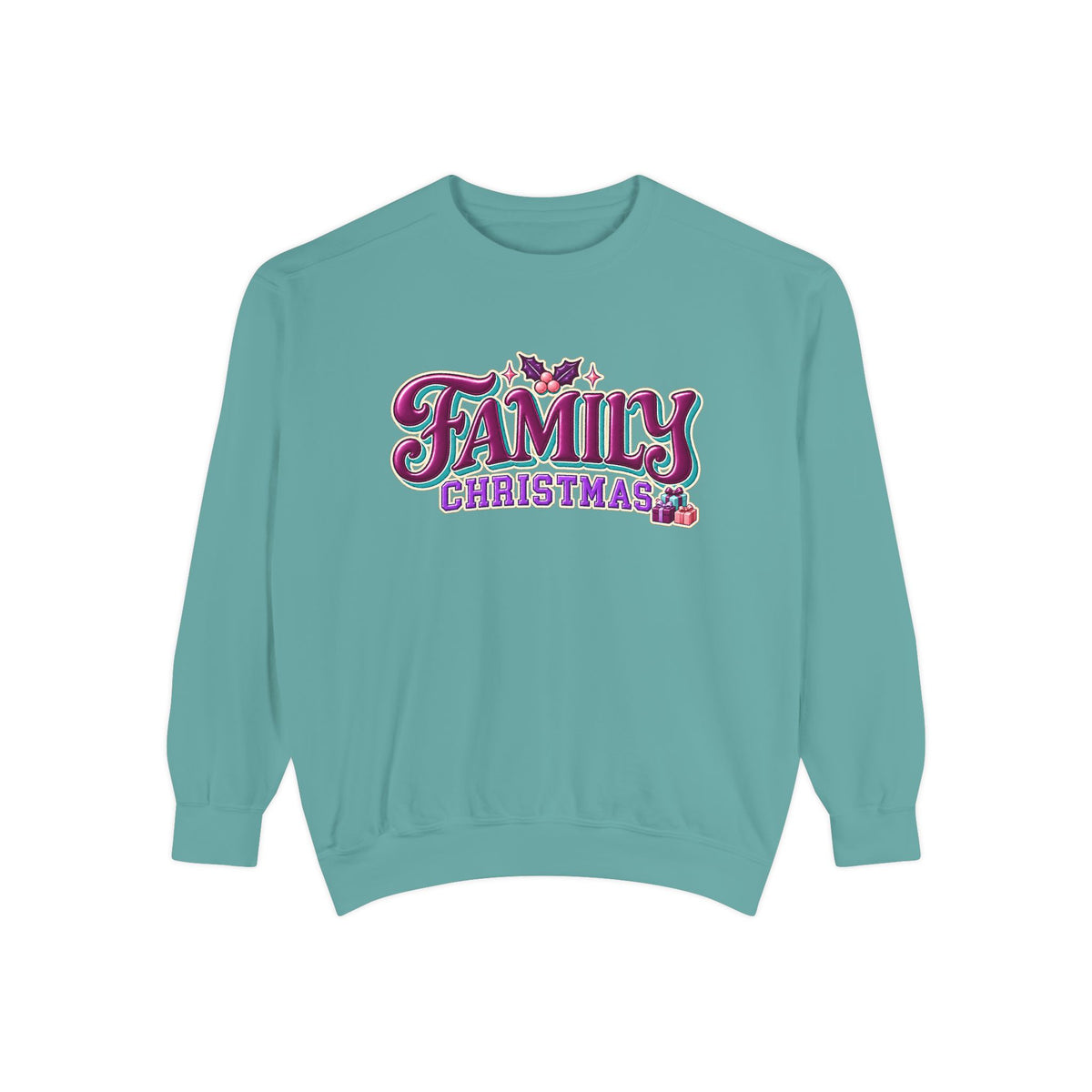 Family Christmas Retro Holiday Sweatshirt