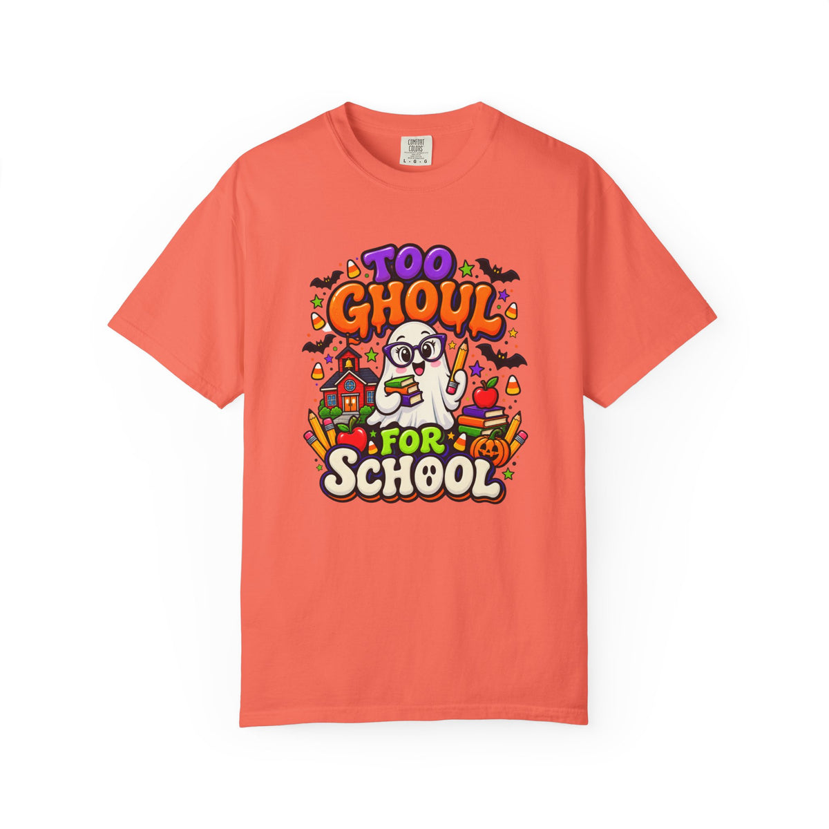 Too Ghoul for School T-Shirt — Cute Halloween Ghost Back-to-School Tee