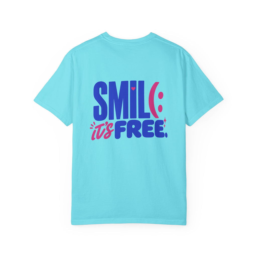 SMIL(: It’s Free Garment-Dyed Graphic Tee