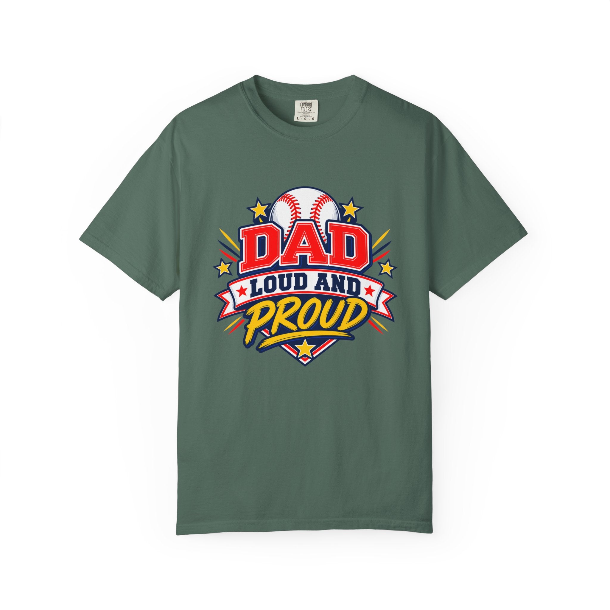 Baseball Dad Loud and Proud Comfort Colors® Tee ⚾️⭐