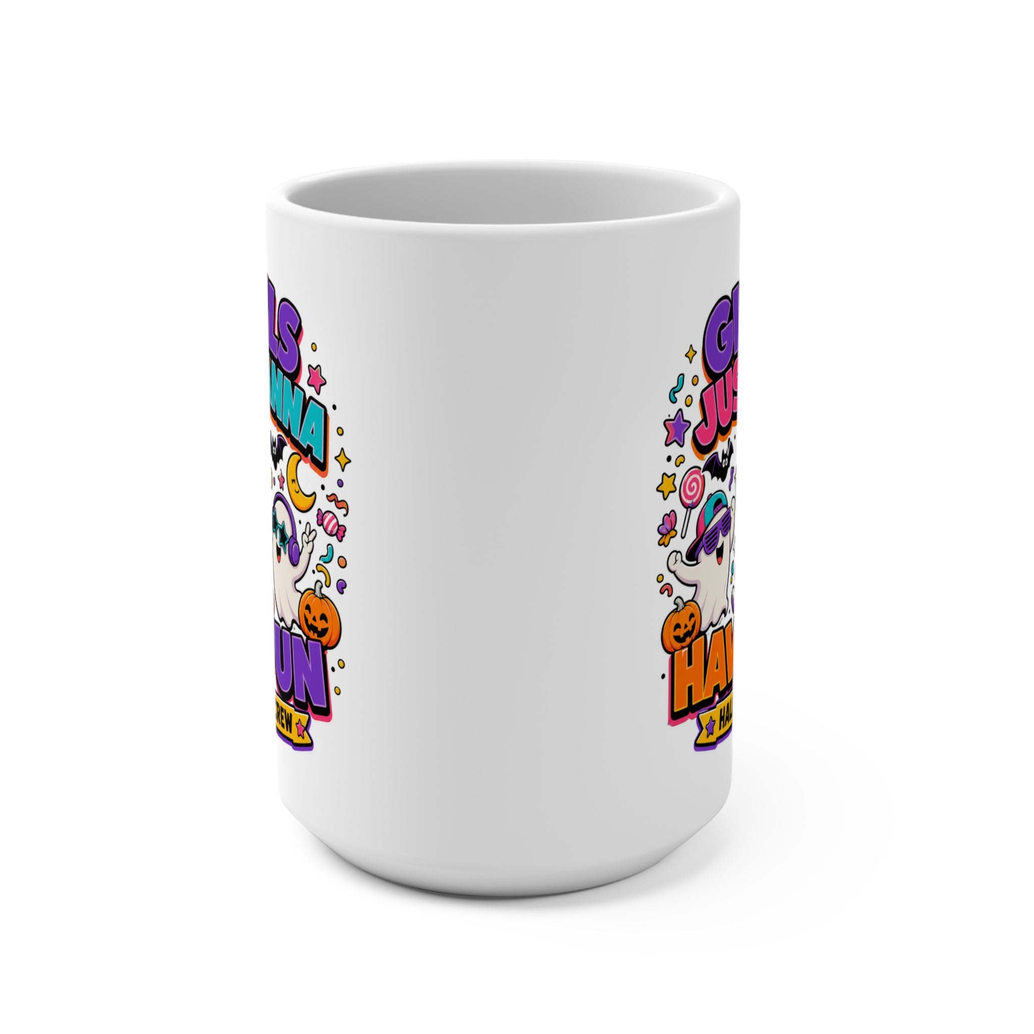 Ghouls Just Wanna Have Fun Mug - Halloween Coffee Cup - Funny Ghost Halloween Crew Mug - Spooky Gift