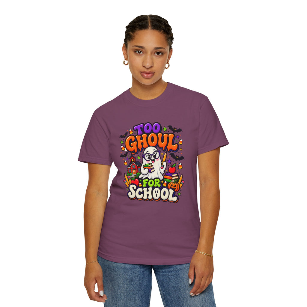 Too Ghoul for School T-Shirt — Cute Halloween Ghost Back-to-School Tee