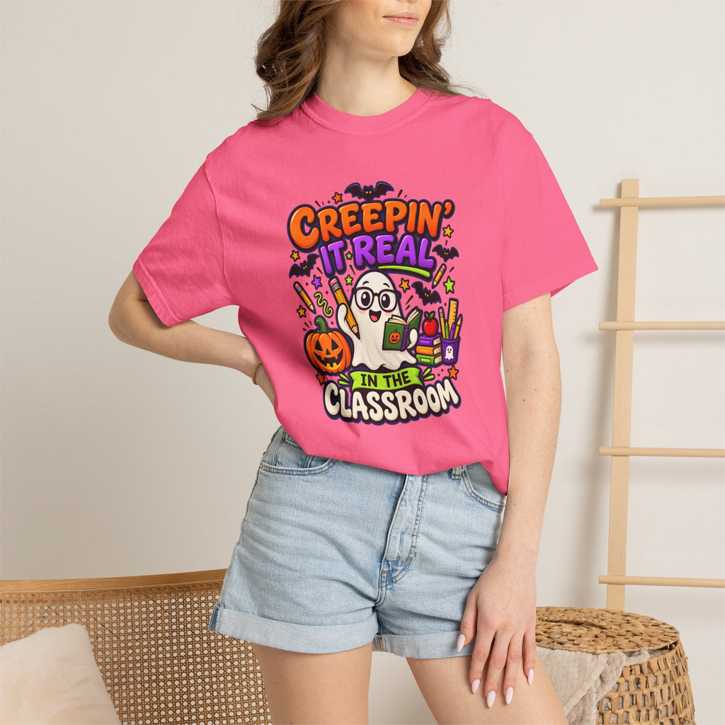 Creepin' It Real in the Classroom Halloween T-Shirt