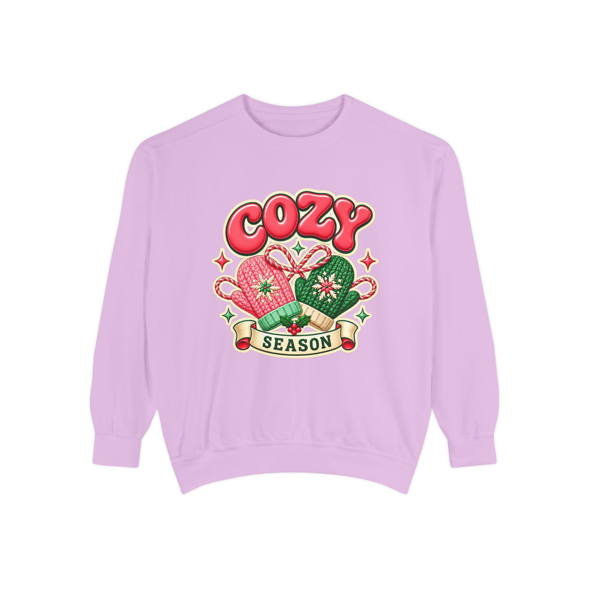 Cozy Season Christmas Sweatshirt 🧤🎄☕️