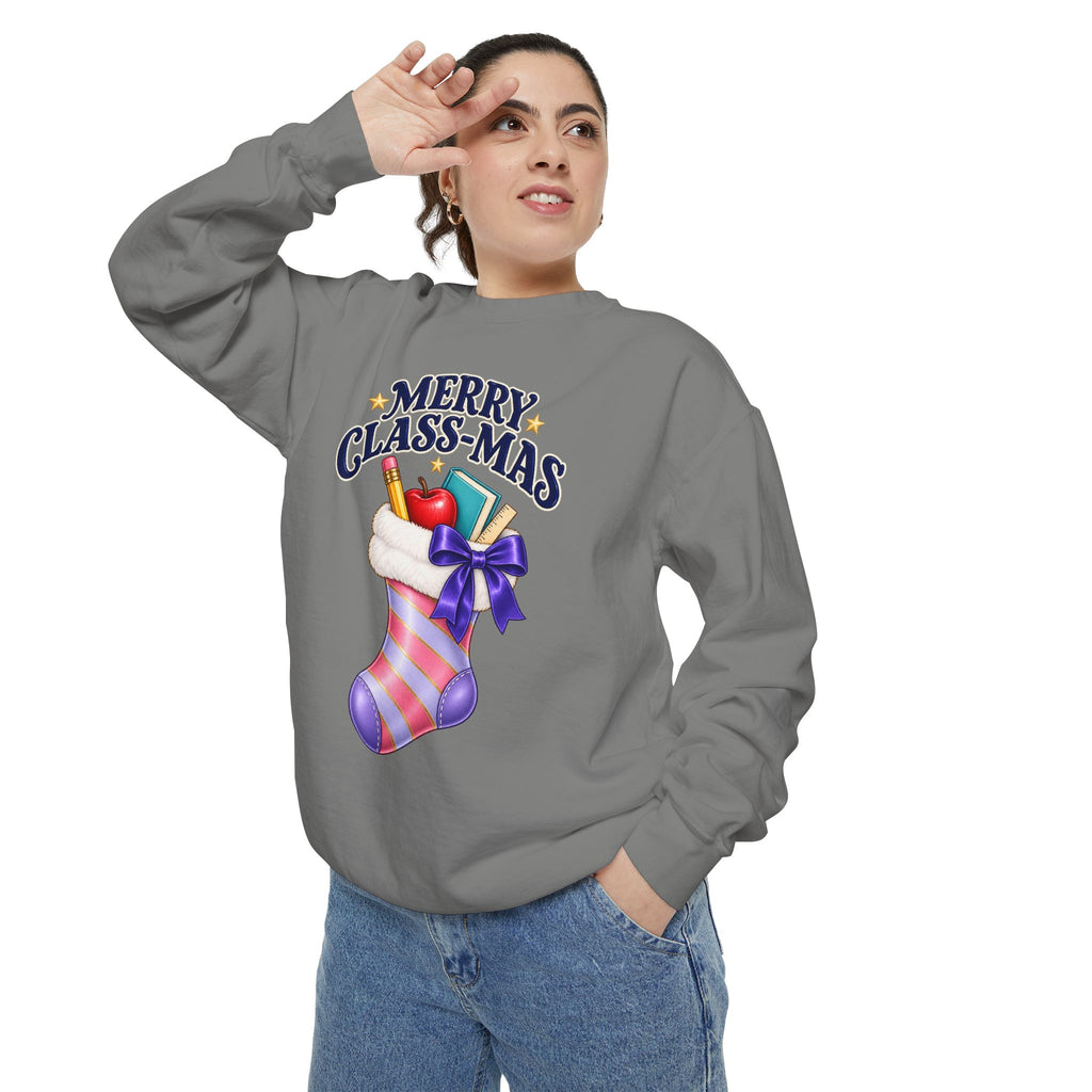 Merry Class-Mas Teacher Christmas Sweatshirt