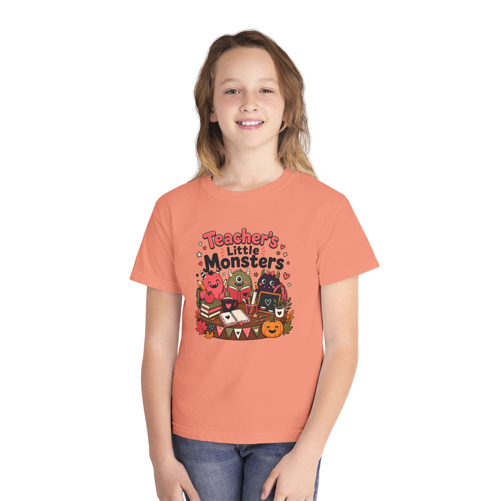 Teacher’s Little Monsters Youth Retro Tee 🍎📚