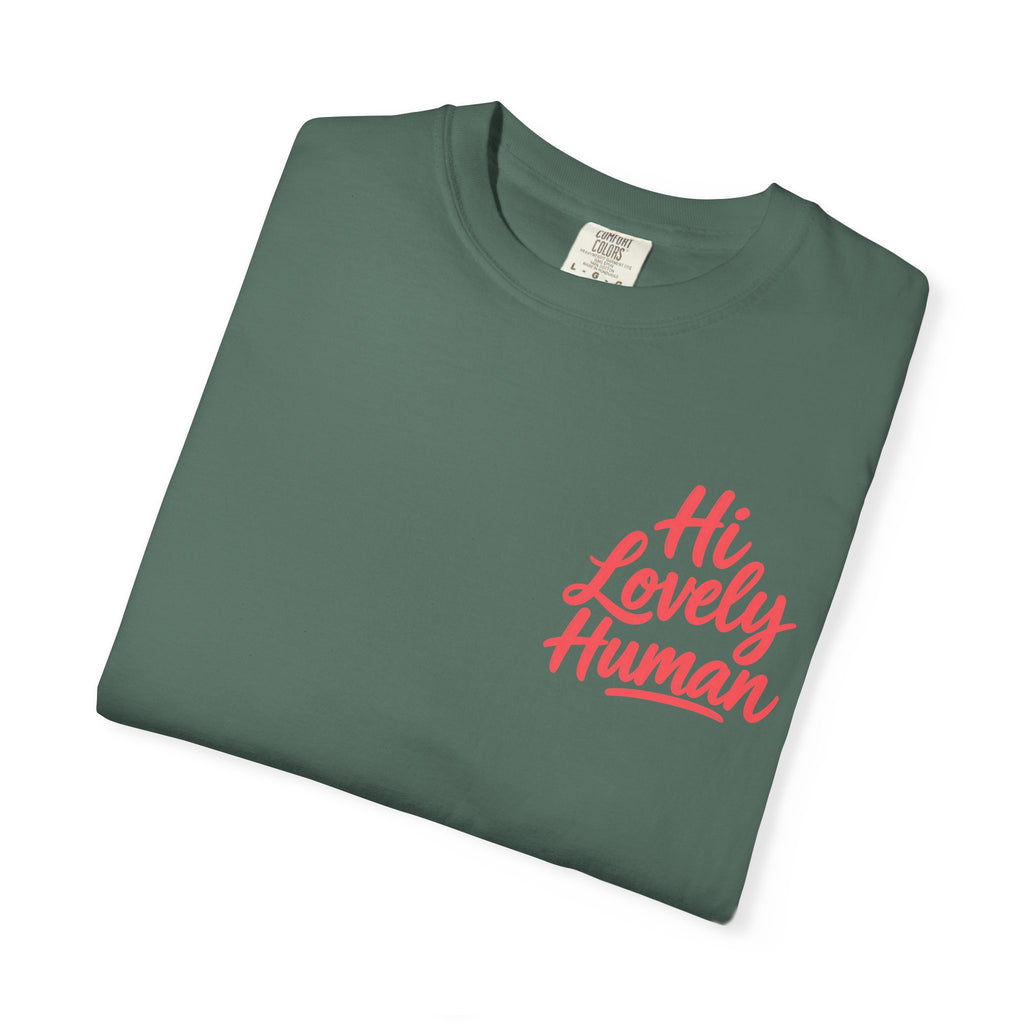 Hi Lovely Human Navy Garment-Dyed Comfort Colors® T-Shirt