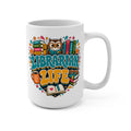 Librarian Life Mug - Colorful Book Lover Coffee Cup - Librarian Gift - Library Staff and Reading Teacher Present