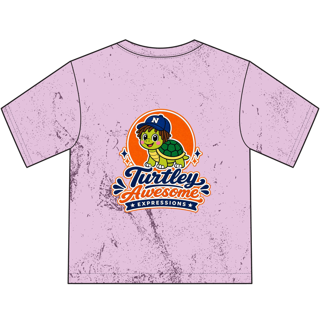 Turtley Awesome Distressed Youth Comfort Colors® Tee 🐢✨