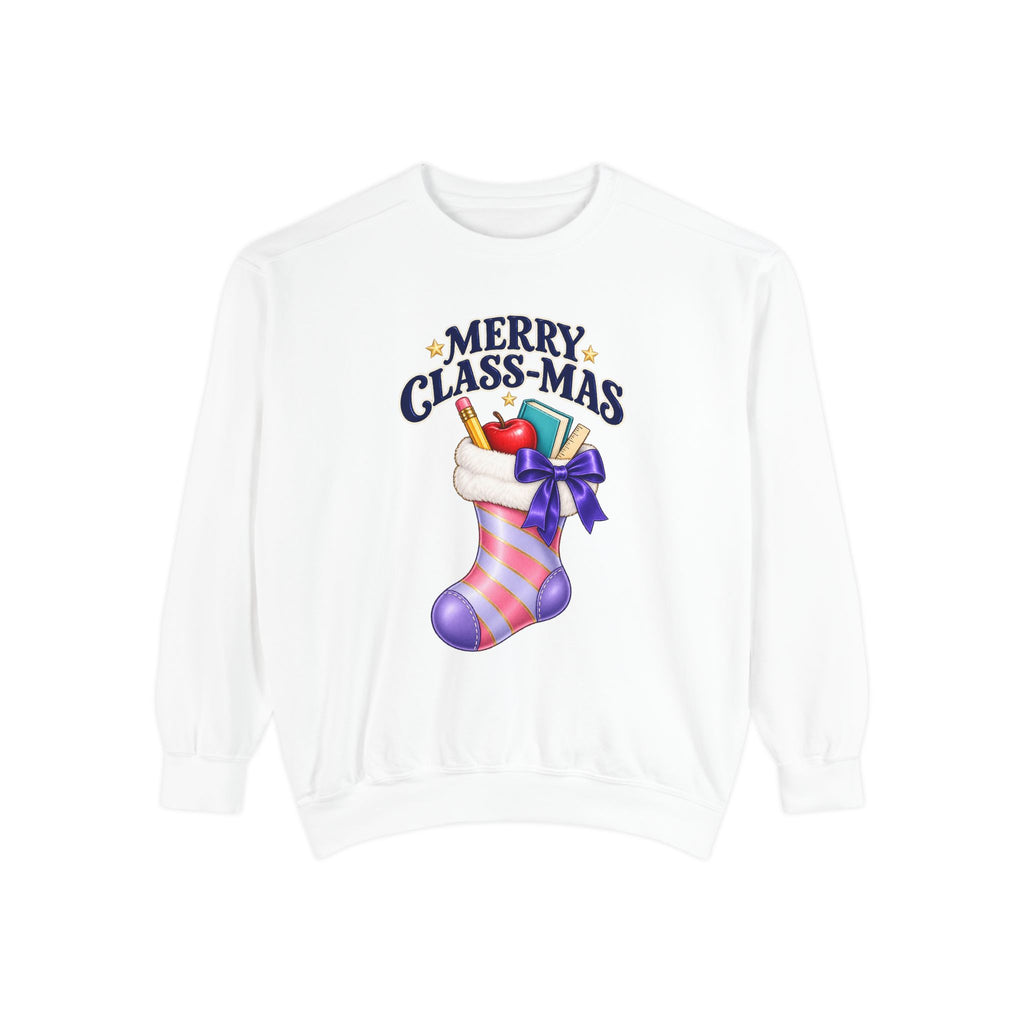 Merry Class-Mas Teacher Christmas Sweatshirt