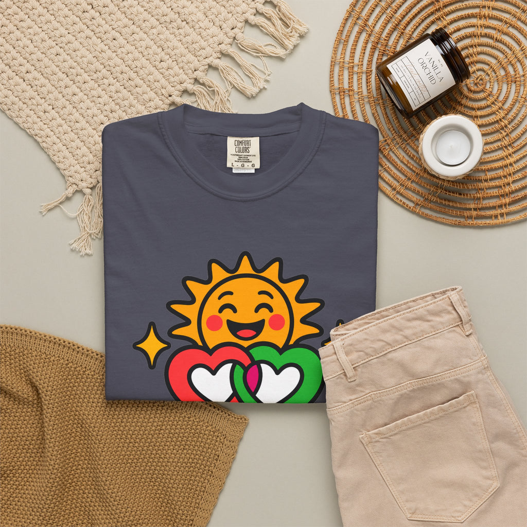Juntos Brillamos Latino Heritage Heavyweight Tee ☀️❤️
