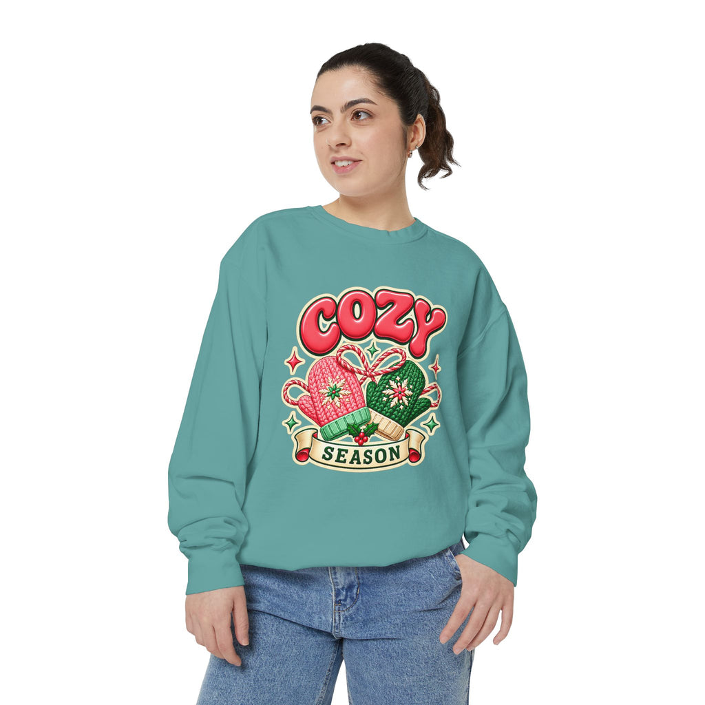 Cozy Season Christmas Sweatshirt 🧤🎄☕️