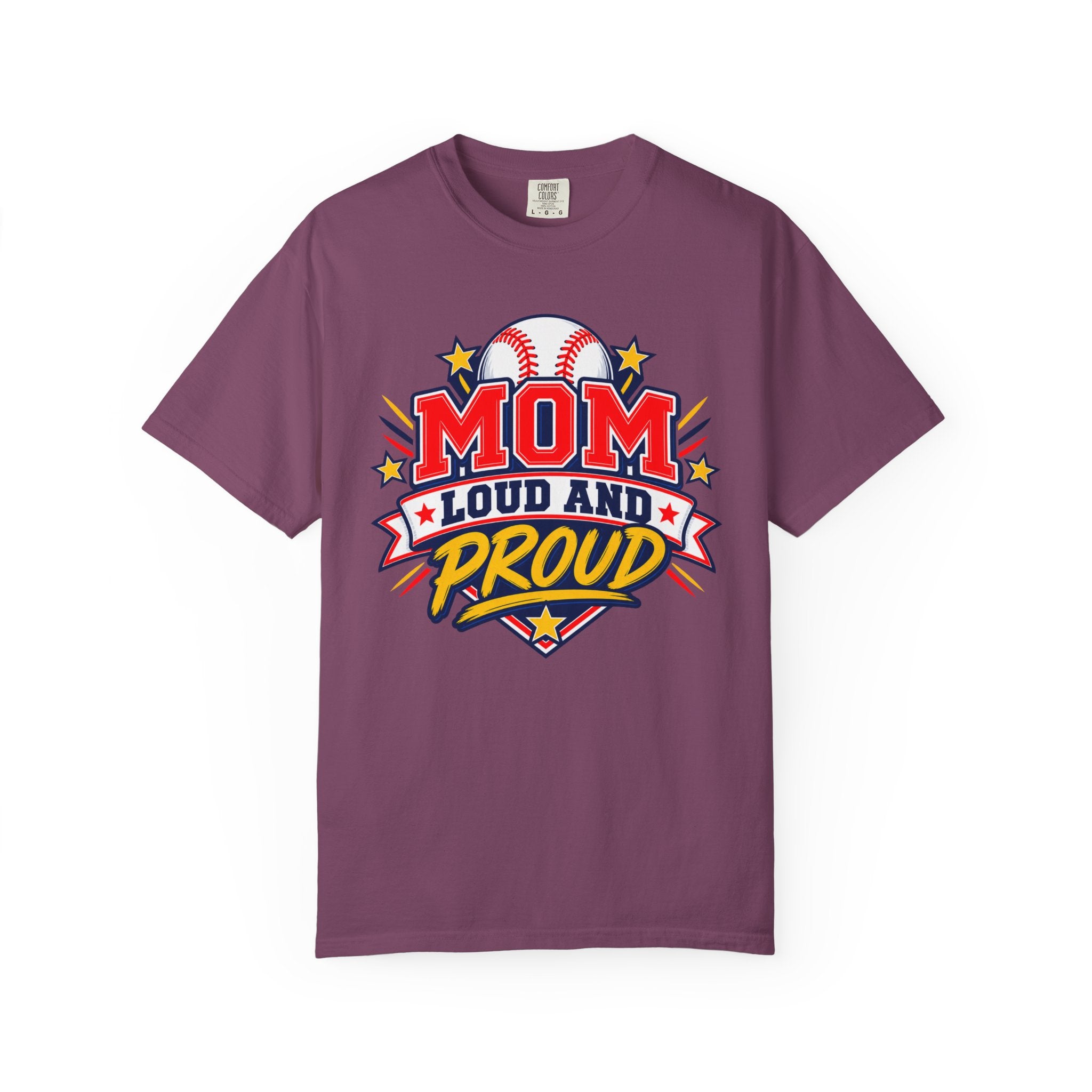 Baseball Mom Loud and Proud Comfort Colors® Tee ⚾️💙