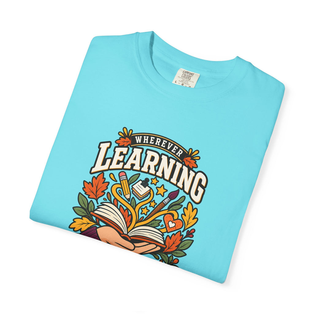 Wherever Learning Needs a Hand Teacher Heavyweight Tee 🍎📚